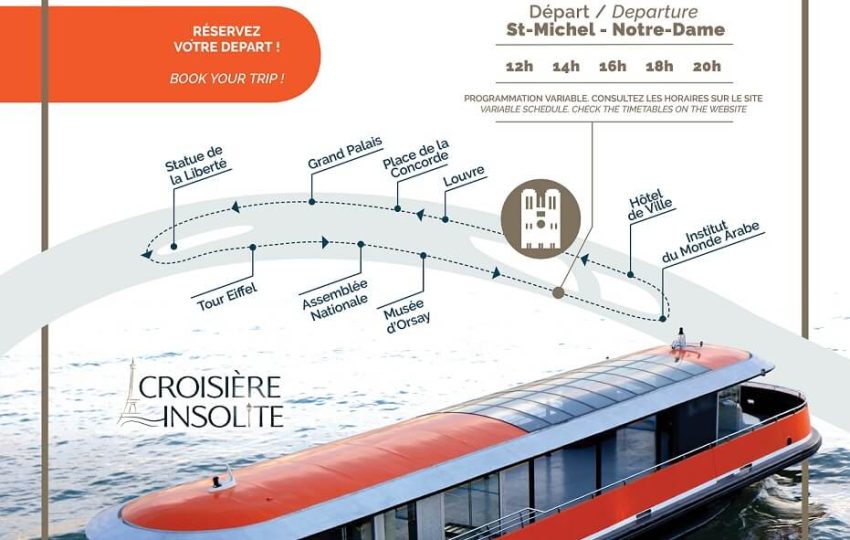 bateaux sur la seine