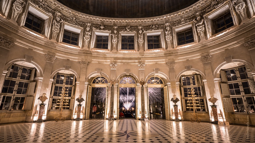 vaux le vicomte chandelles