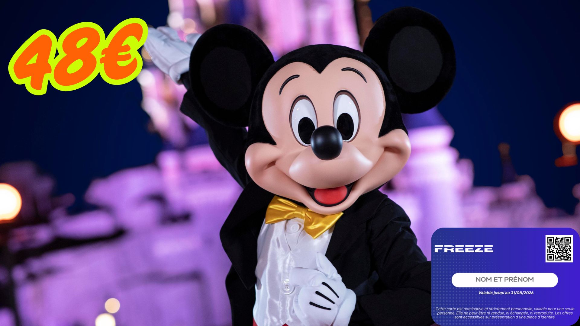 billet pas cher disney